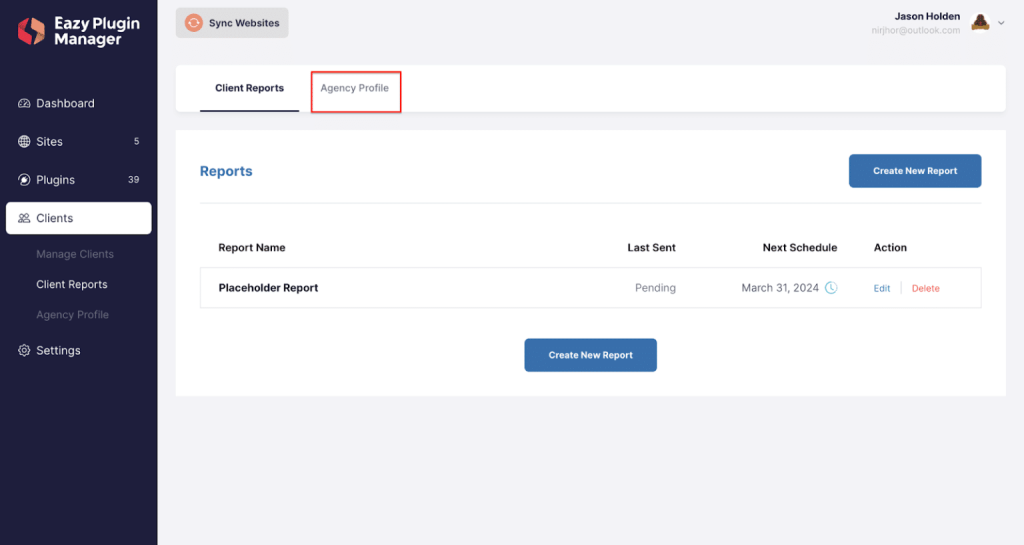 Automated Reporting for Clients