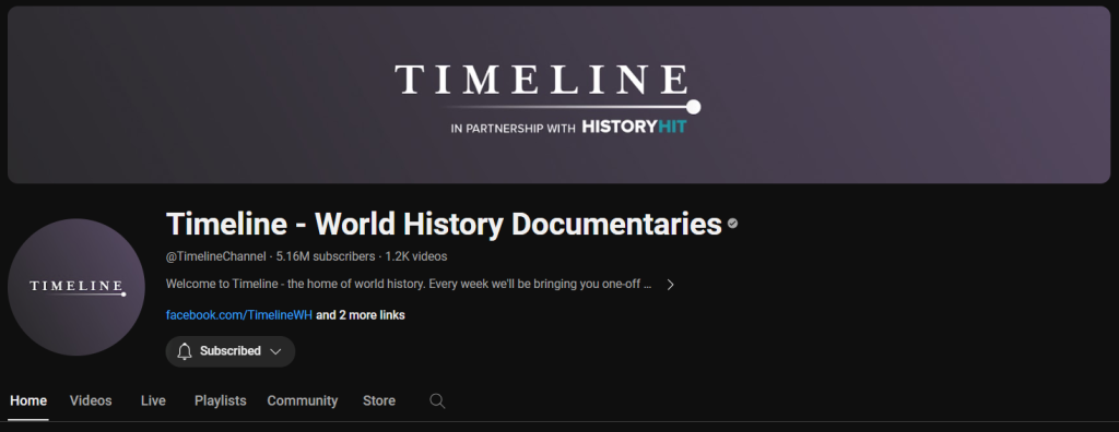 Timeline- World history Documentaries