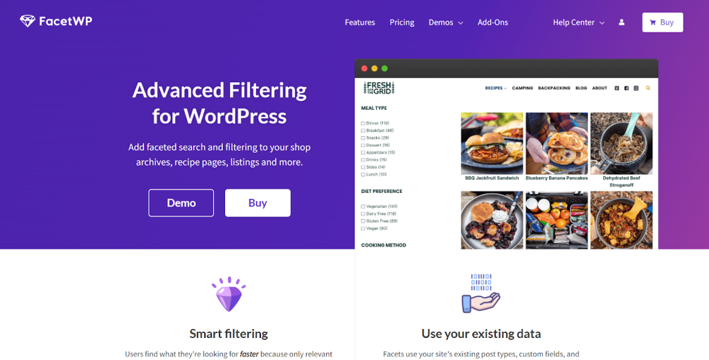 FacetWP- Best WordPress Search Plugins