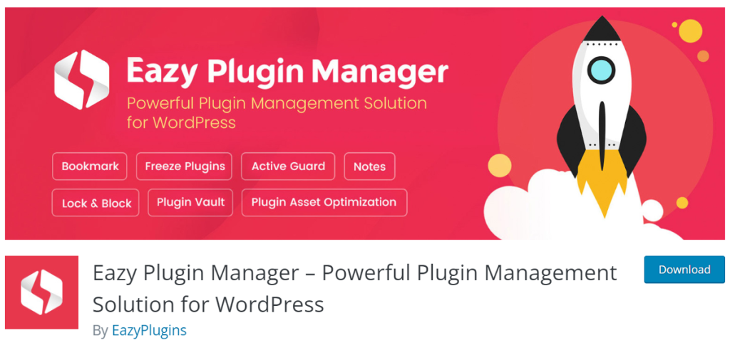 Eazy Plugin Manager- Best WordPress Plugins for Speed 