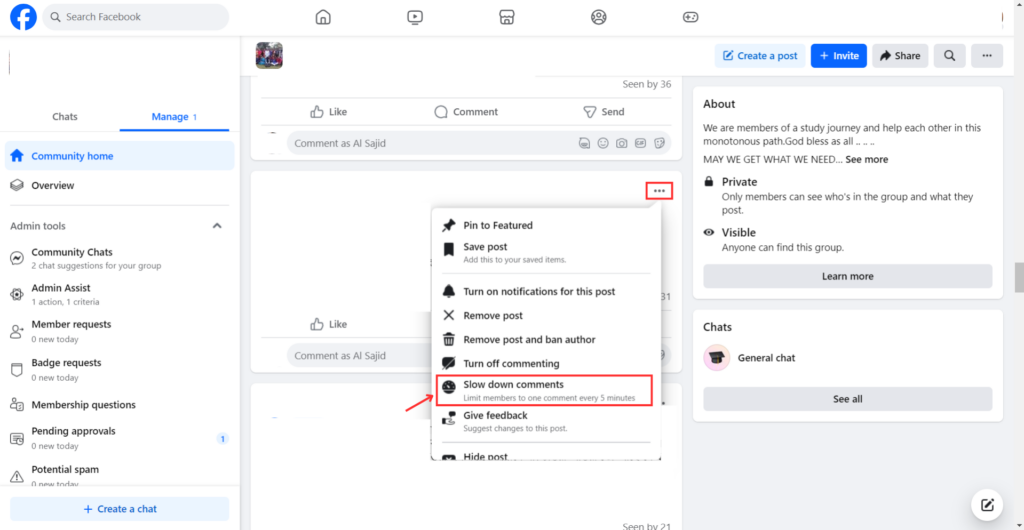 How to Limit Comments on Facebook