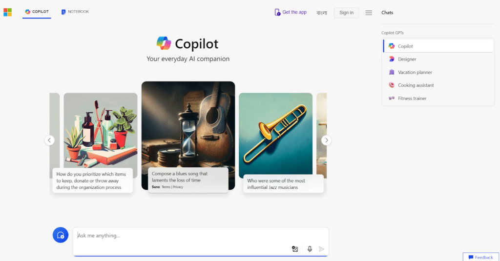 Microsoft- Best Chat GPT Alternative