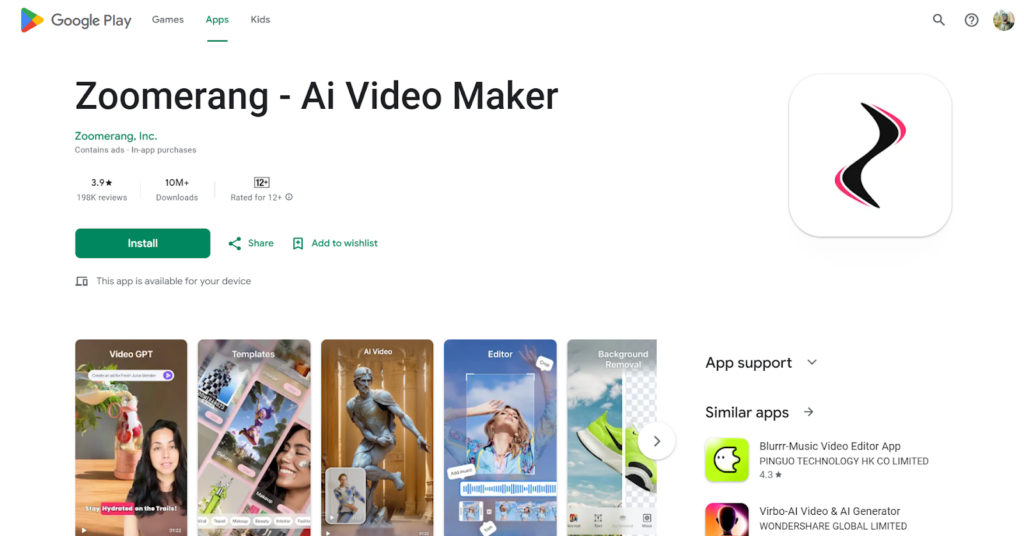 Best TikTok Editing App- Zoomerang